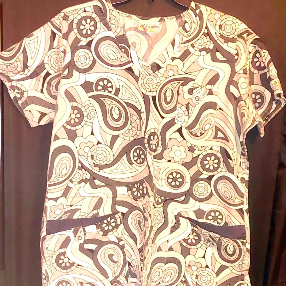 Womens scrub top